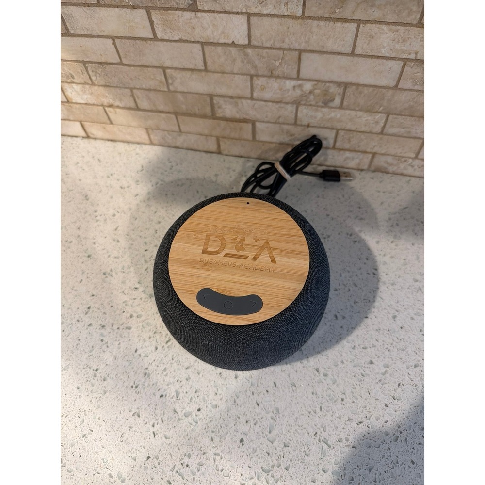 Disney Dreamers Academy Bluetooth Speaker Bamboo Fabric Wireless Speaker Black